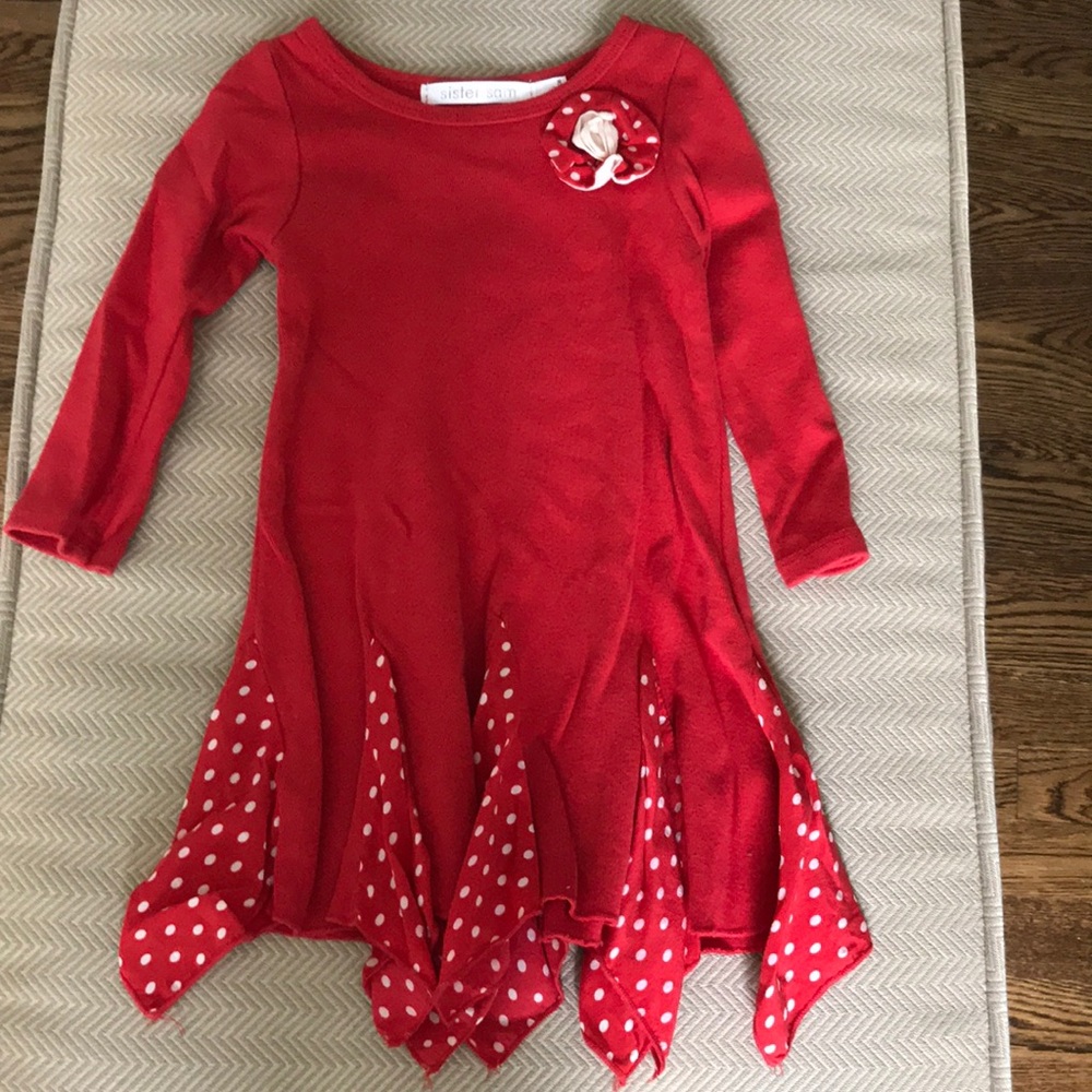 Sister Sam Baby girl 12 months cotton silk dress